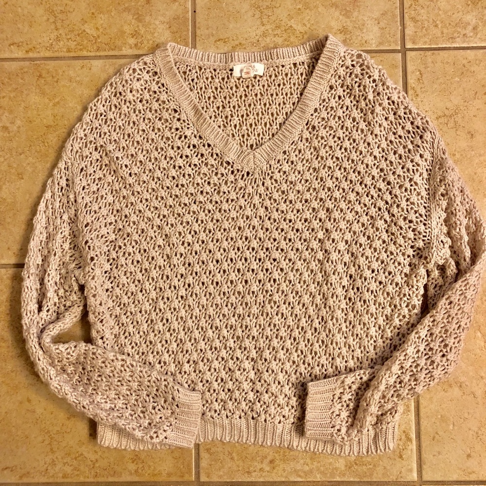 Crochet Crop Sweater